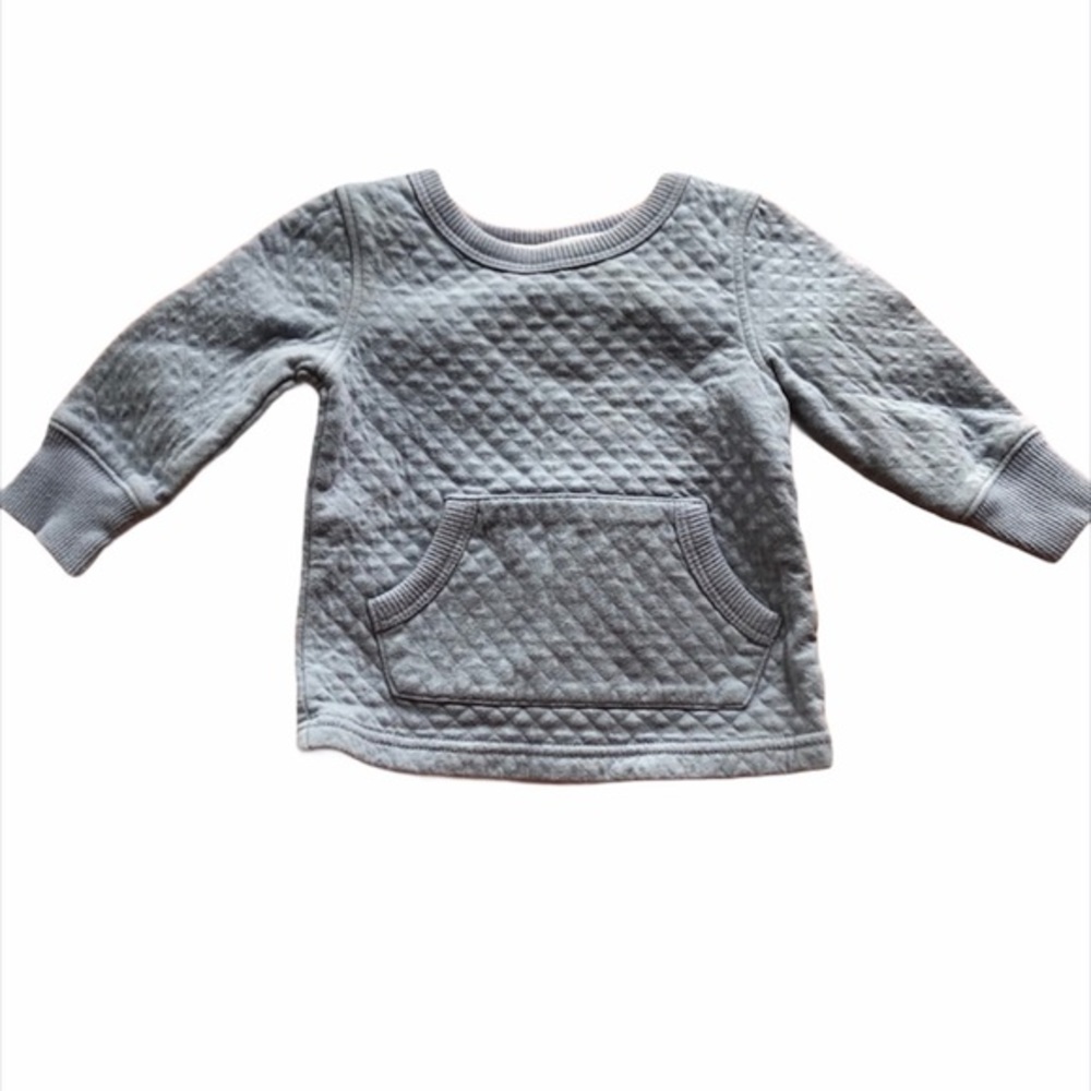 OshKosh | Boatneck Quilted Sweatshirt | 12 months